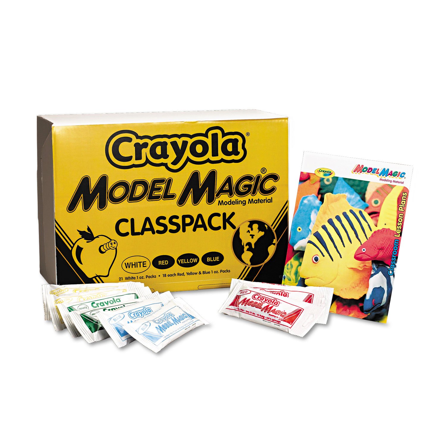 Crayola 236002 Model Magic Modeling Compound, 1 oz each packet Assorted, 6 lbs. 13 oz