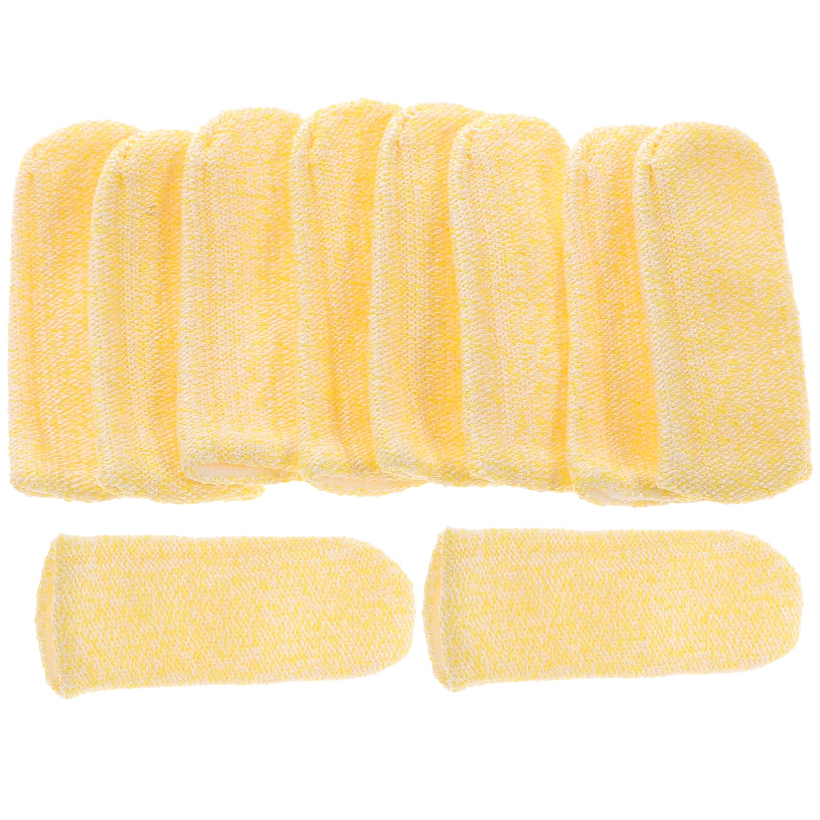 BEBEMOKO 20pcs Cut Resistant Thumb Guards -Cut Finger Protectors for Kitchen Carving Woodworking Work Skid Resistant Fits Fingers Excellent for Pruning Mechanical Tasks