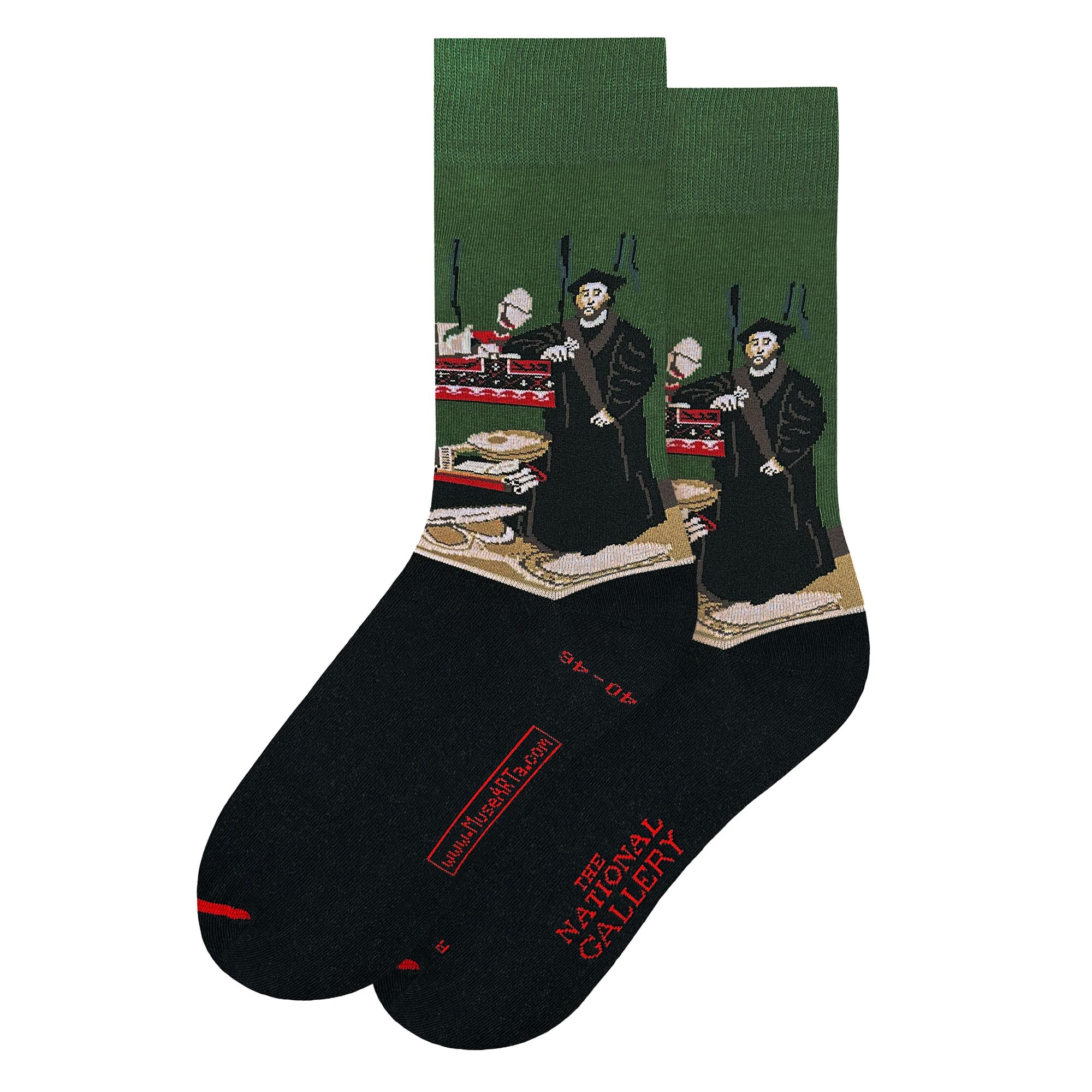 MuseARTa Hans Holbein The Younger Socks, Black, 40-46