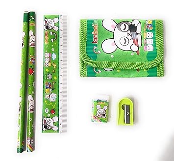 Bridge2shopping School Stationery Kit for Kids, Birthday Party Return Gifts Items, Multicolor (Pack of 1)