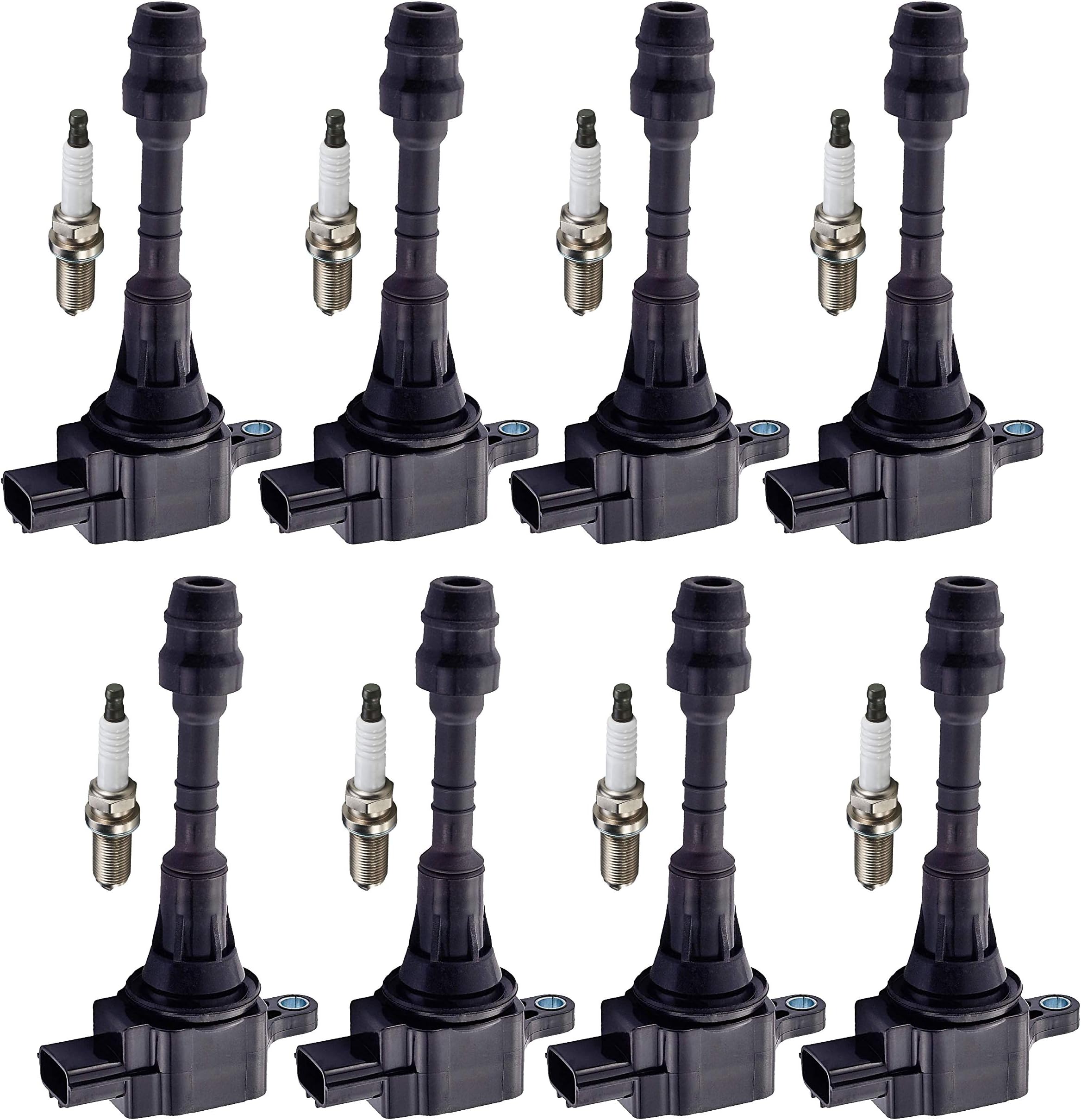 ENA Set of 8 Iridium Spark Plug and 8 Ignition Coil Pack 5.