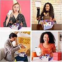 Vista 2 de FETTIPOP Premium Butterfly Explosion Box – Funny Surprise Prank Gift with Flying Butterflies - Unique Birthday or Party Box for Kids & Adults