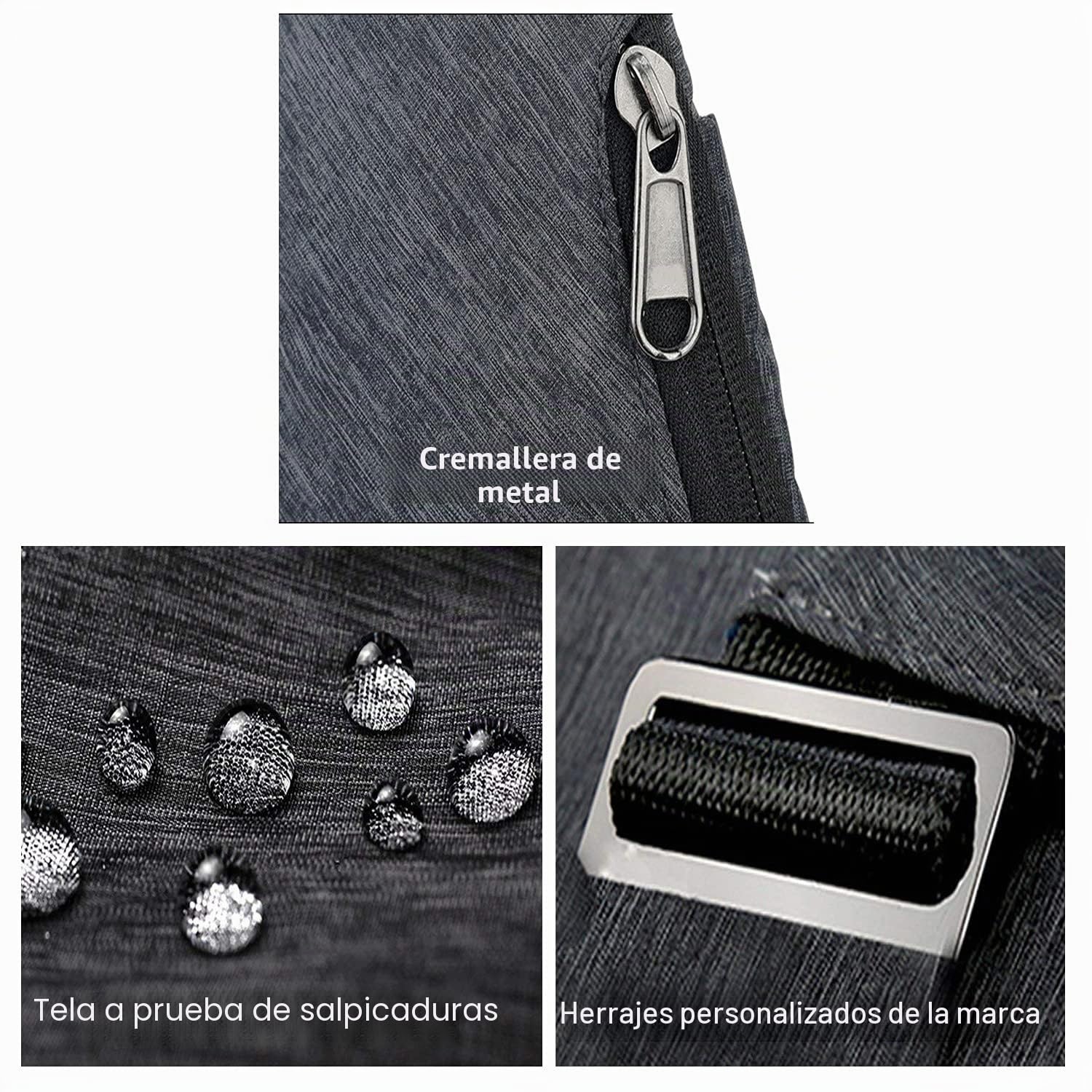 Bandolera, cruzada al hombro, por el pecho o la espalda, mochila antirrobo, para hombre y mujer