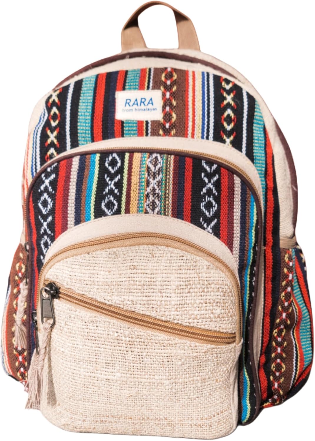 Natural Hemp Backpack, Handmade & Eco-friendly, Unique Design Nepalese Backpack for Every Occasion.