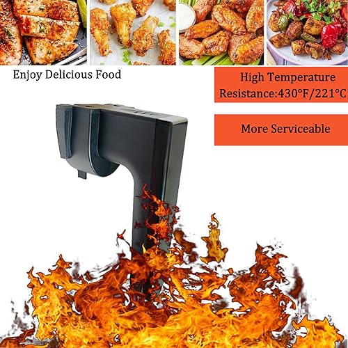 Miniatura 5 de Piezas de repuesto de mango de freidora de aire para freidora de aire 5QT Gourmia GAF556, mango de freidora de aire premium para freidora de aire