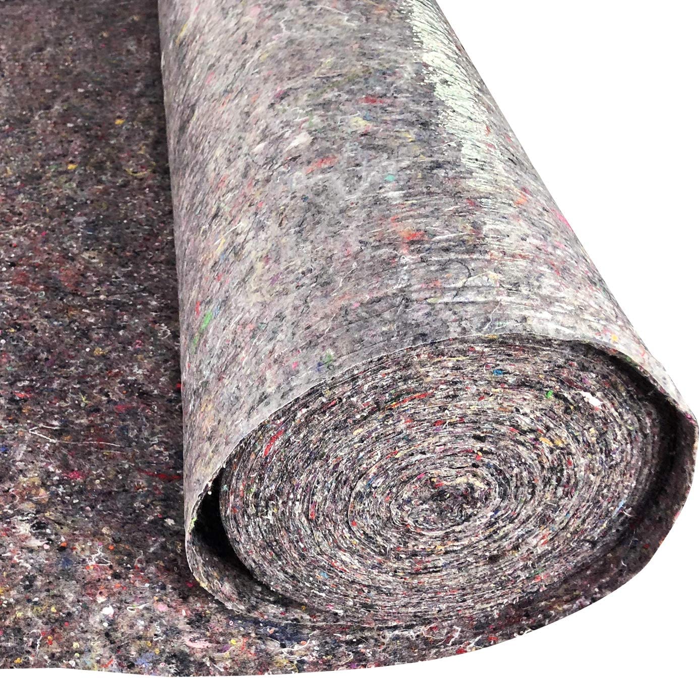 LARS360 Malervlies 50m x 1m, 50 m² Abdeckvlies 180 g/m² Abdeckvlies Schutzvlies Schutzmatte Bodenschutz mit PE Anti Rutsch Beschichtung für Maler Tapezieren Heimwerker Malerfilz auf Rolle (4 Rolle)