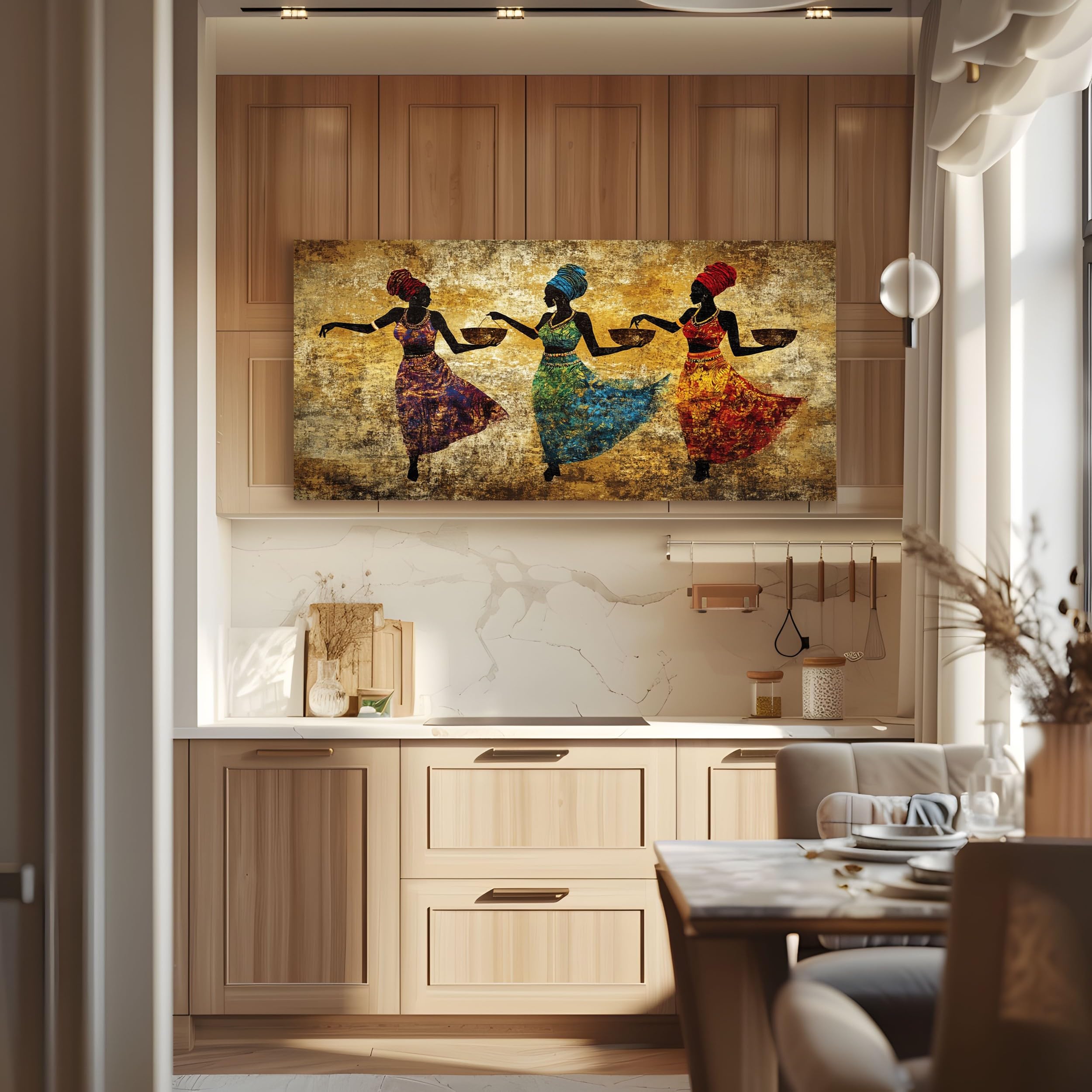 ZORYAN Quadri da Parete Moderni per Soggiorno Donne Senza Cornice 80x160 cm