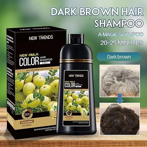 Miniatura 4 de Champú para coloración de cabello, champú de color de cabello para cubrir el cabello gris, tinte para el cabello, color de cabello, color de cabello