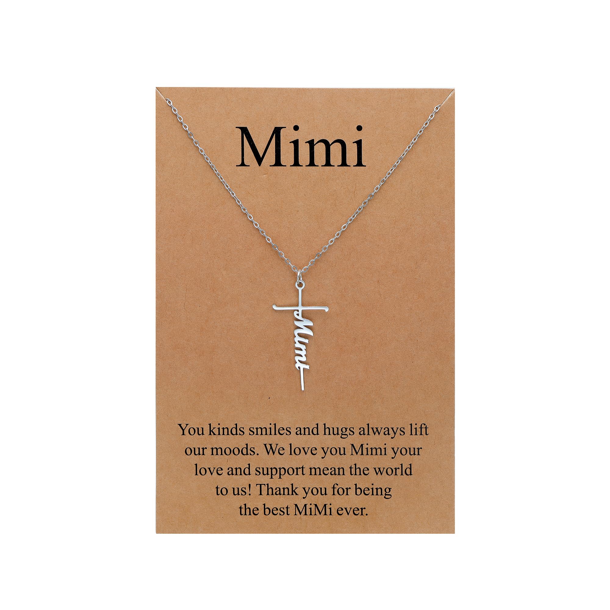 Birthday Gifts for Grandma Mom Daughter Teacher Cross Necklace for Women Christian Necklaces Religious Gifts Jewelry for Women Mother's Day