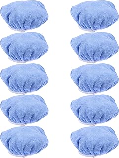 10 Almohadillas De Pulido Para Capó De Coche De Microfibra Color Azul