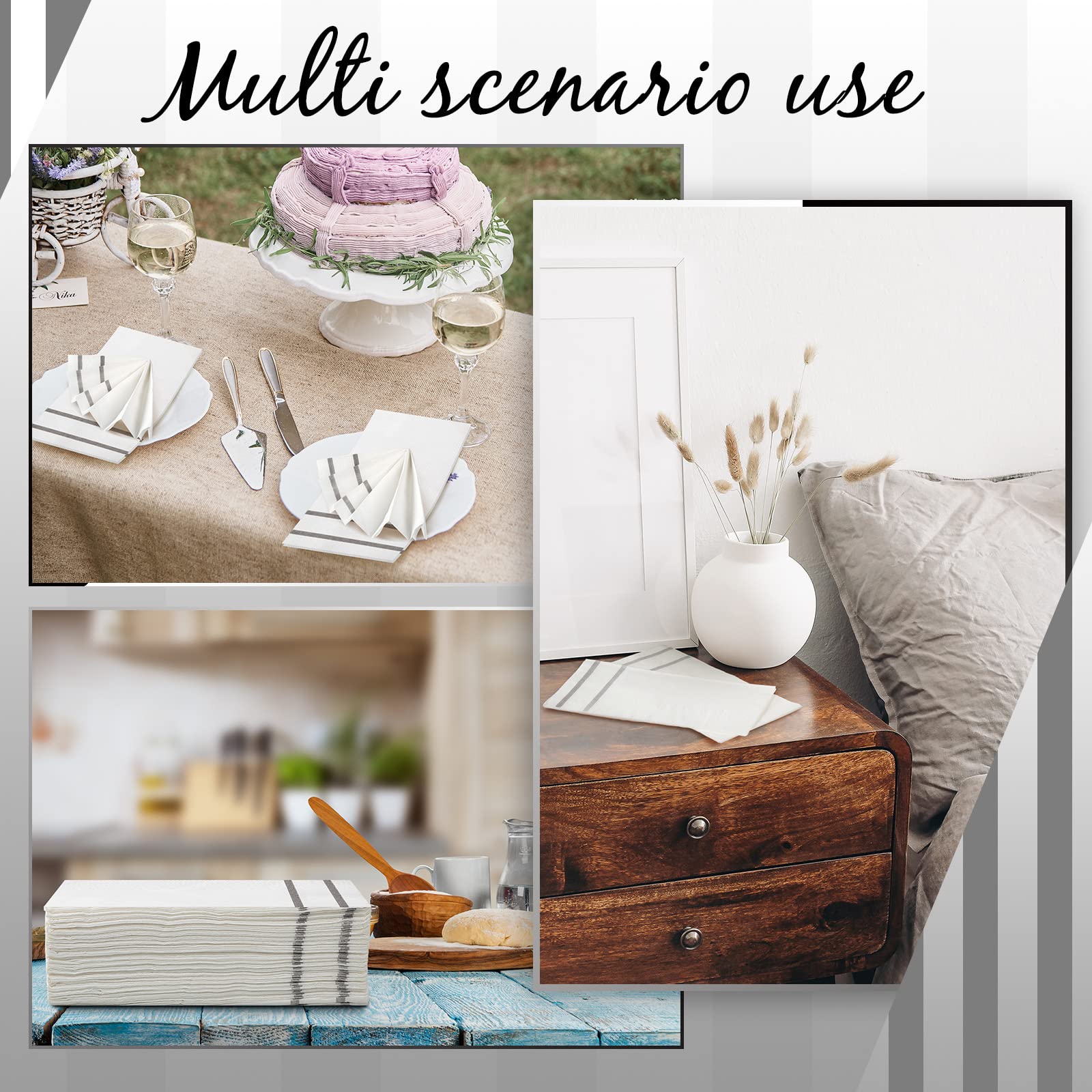 400 Asciugamani Carta Lino Per Ospiti – Eleganti, Morbidi E Assorbenti, Perfetti Per Bagno, Cucina, Matrimoni E Feste