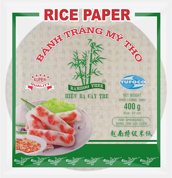 BAMBOO TREE Papel de Arroz 22 cm, Redondo (1 X 400 GR) - 1
