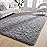 AROGAN Luxury Soft Area Rugs for Bedroom Living Room Plush Shag Rug 4x6 Feet, Grey Fluffy Rug for Kids Girls Playroom Dorm, Shag Shag Fuzzy Carpets Plush Rug for Teen Boys Nursery