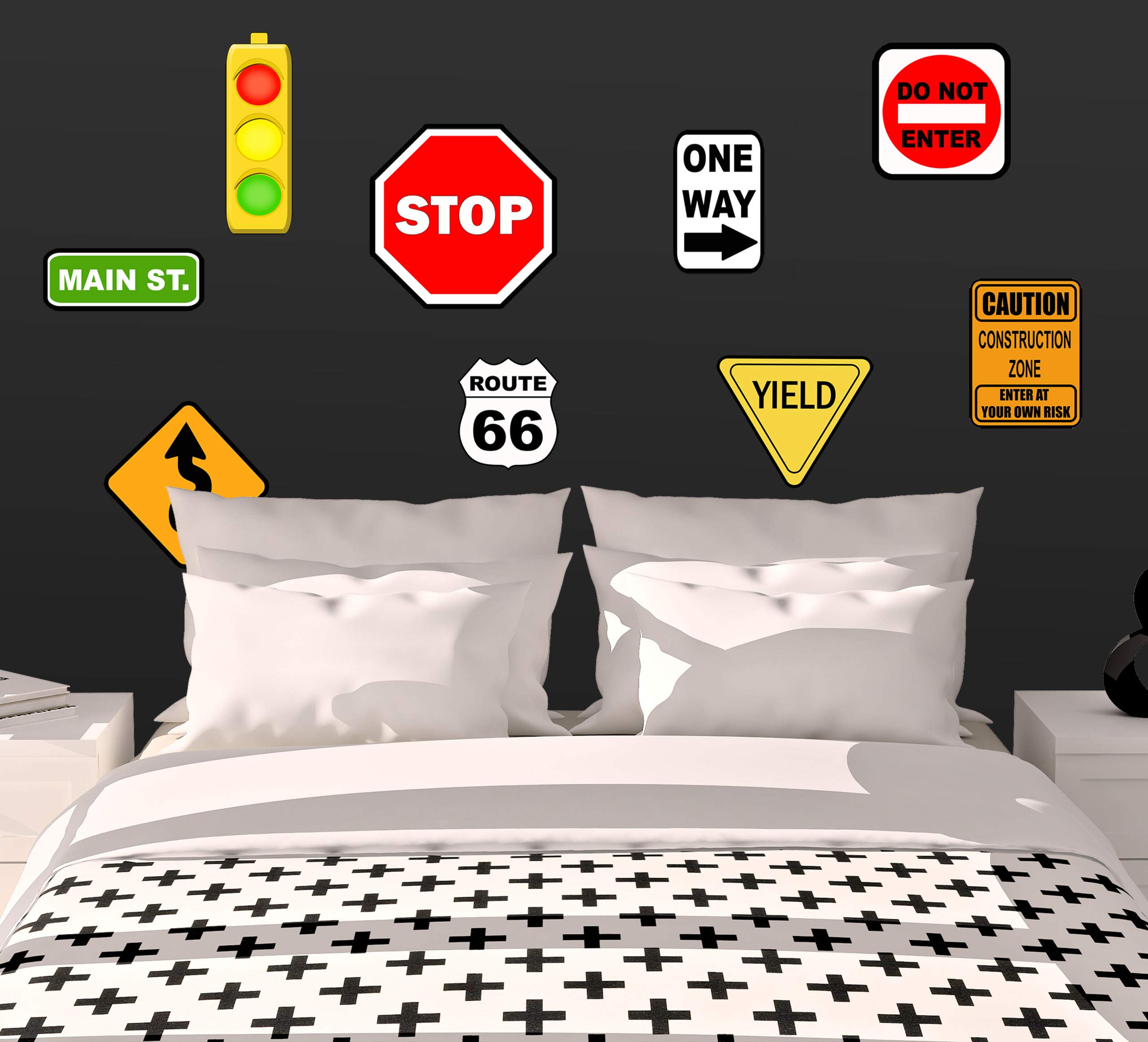 Road Sign Bedroom Ideas * Silhouette Metal Wall Art, Off Road