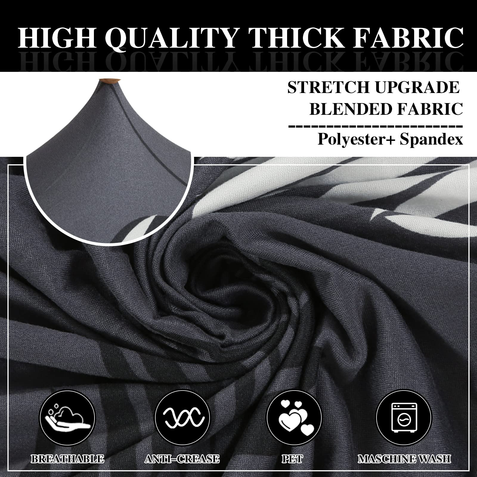 Jaotto Copripoltrona 1 Posto Elasticizato,Fodere Copripoltrona Universale,Copripoltrona da Cocktail Chesterfield Rimovibile Lavabile Antiscivolo per Bancone Soggiorno Tullsta (Piuma,1 Pezzo)