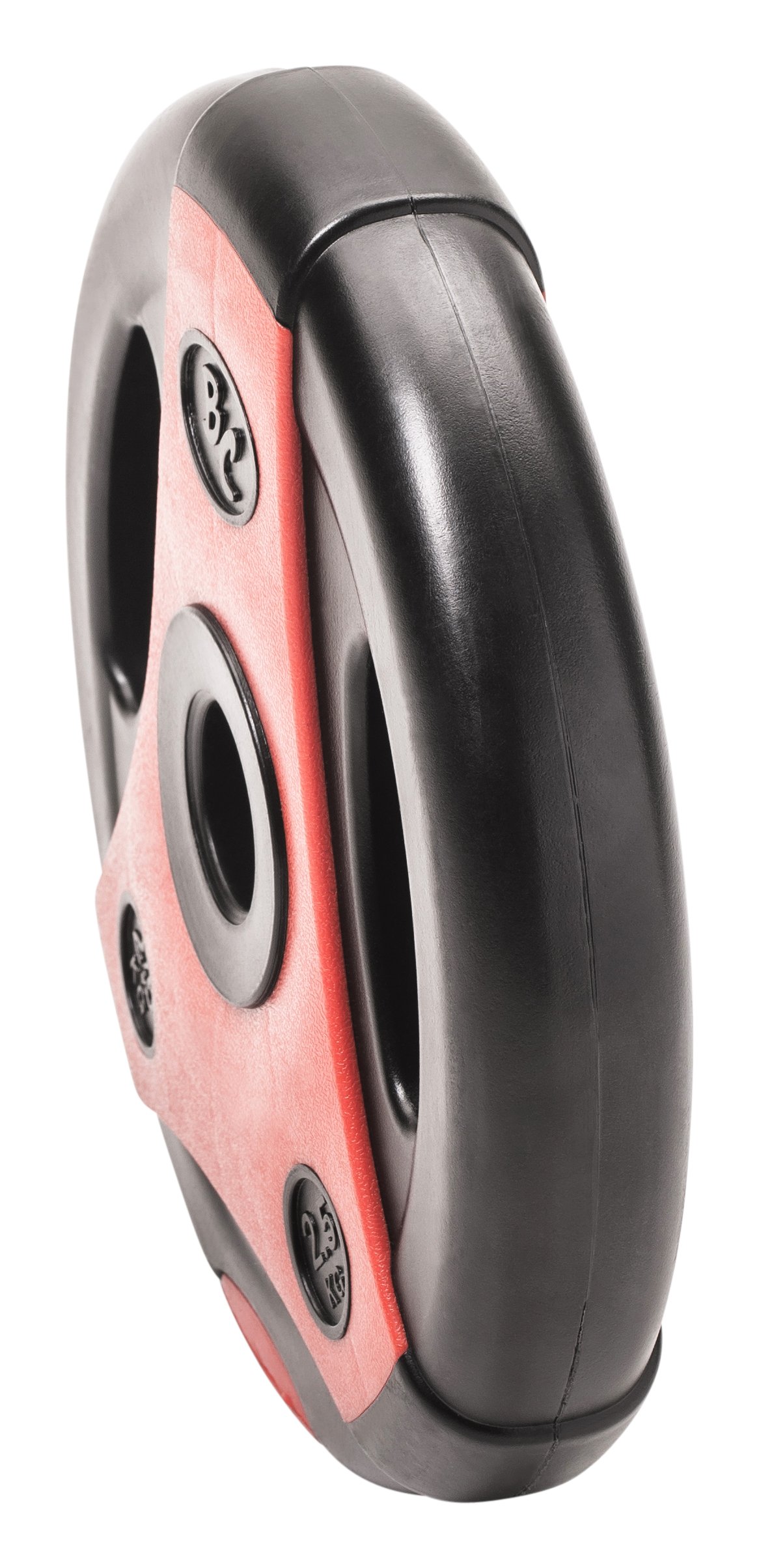 Bad Company Krążki do sztangi K-Grip I ciężarki pokryte tworzywem sztucznym 30/31 mm I 4 x 2,5 kg, 4 x 5 kg