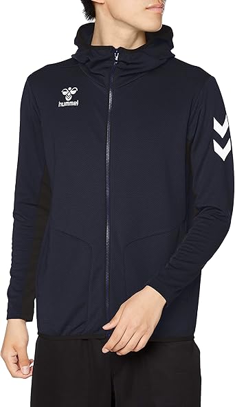 hummel ブラック ジップアップ Lサイズ Amazon.co.jp: [ヒュンメル] パーカー トレーニングジップアップ