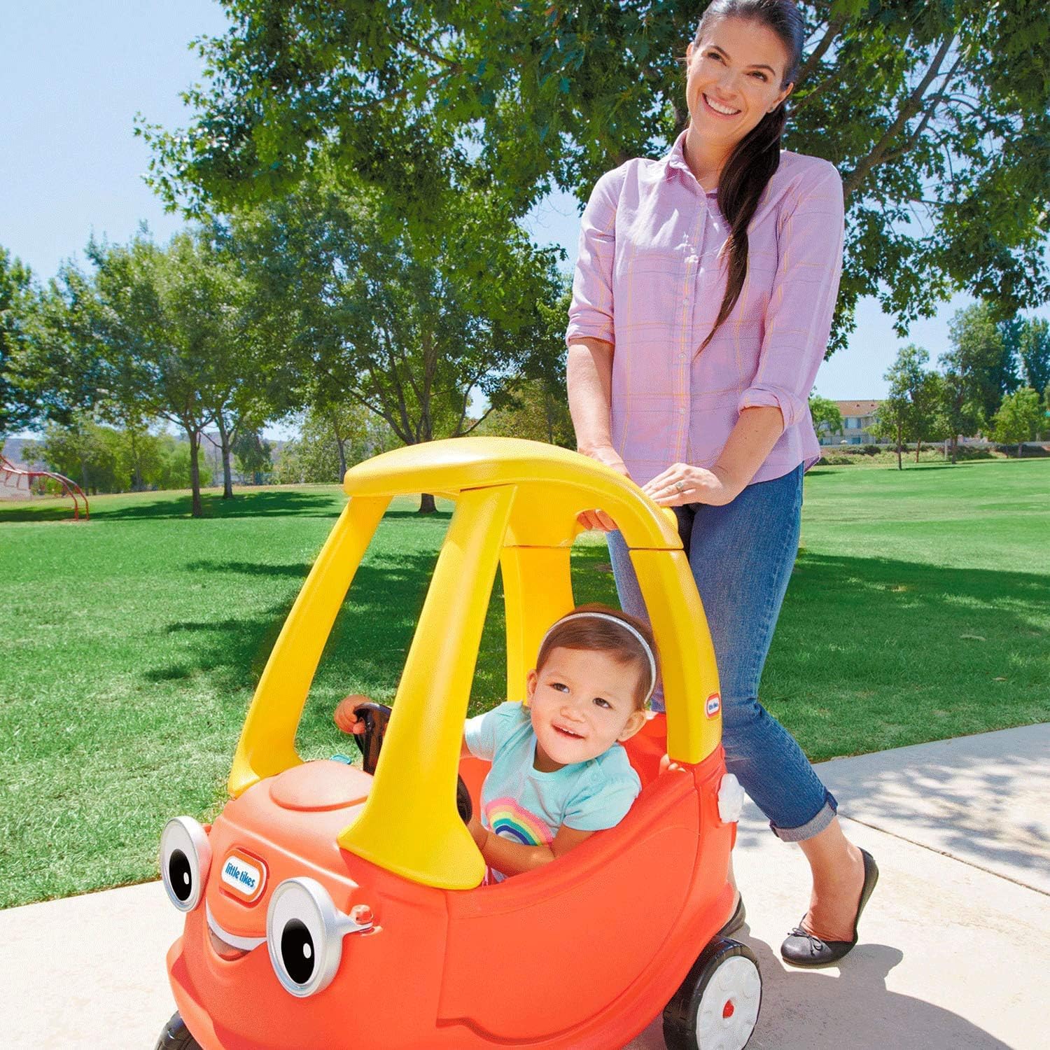 Little Tikes Cozy Coupe – Rutschauto mit funktionaler Hupe, Zündknopf und Tankdeckel, für Kinder ab 18 Monaten