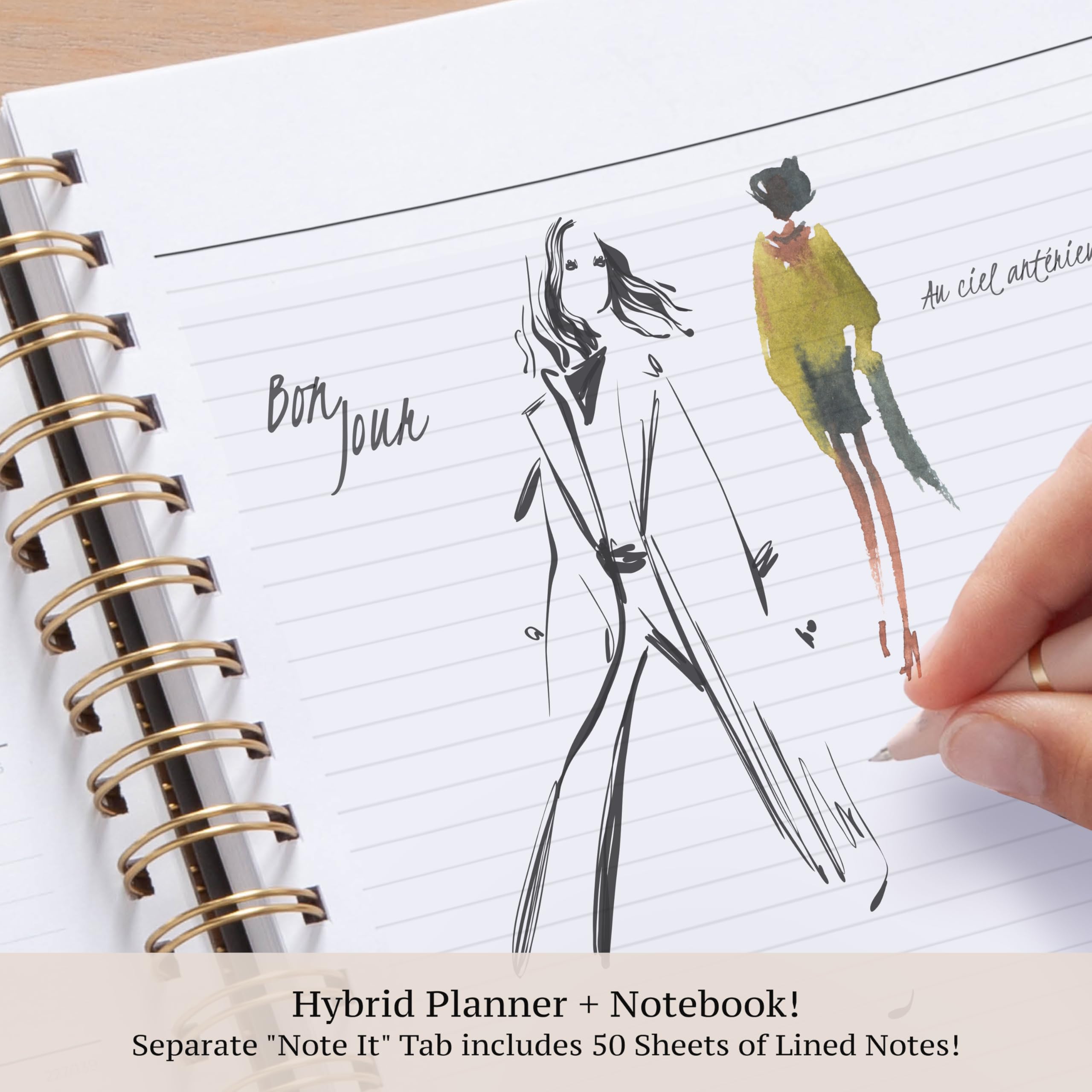 Amazon.co.jp: Blue Sky Life Notebook-It 2025-2026 Weekly Monthly