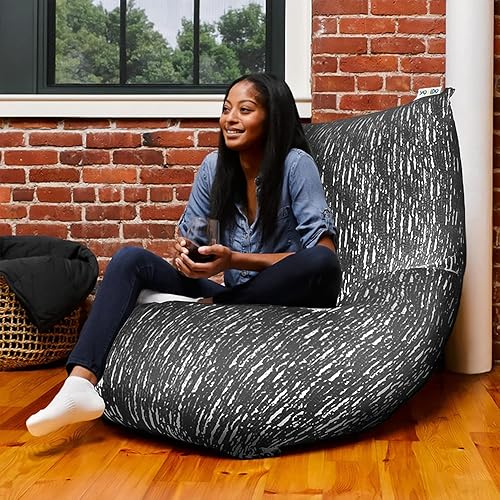 Miniatura 2 de Yogibo Luxe Max - Puf gigante de 6 pies, tumbona para adultos, niños y adolescentes con relleno, extragrande, grande, enorme, de felpa, puf