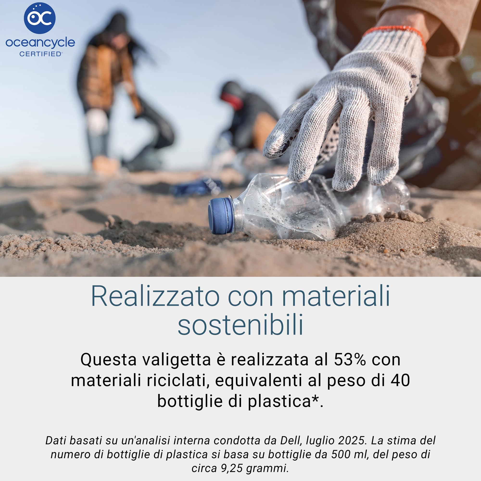 Dell Pro EcoLoop Borsa CC5626, per Notebook 14"-16", 17L, 53% Materiali Riciclati, Scomparto Imbottito, Cerniere Impermeabili, Tracolla Rimovibile, Nero