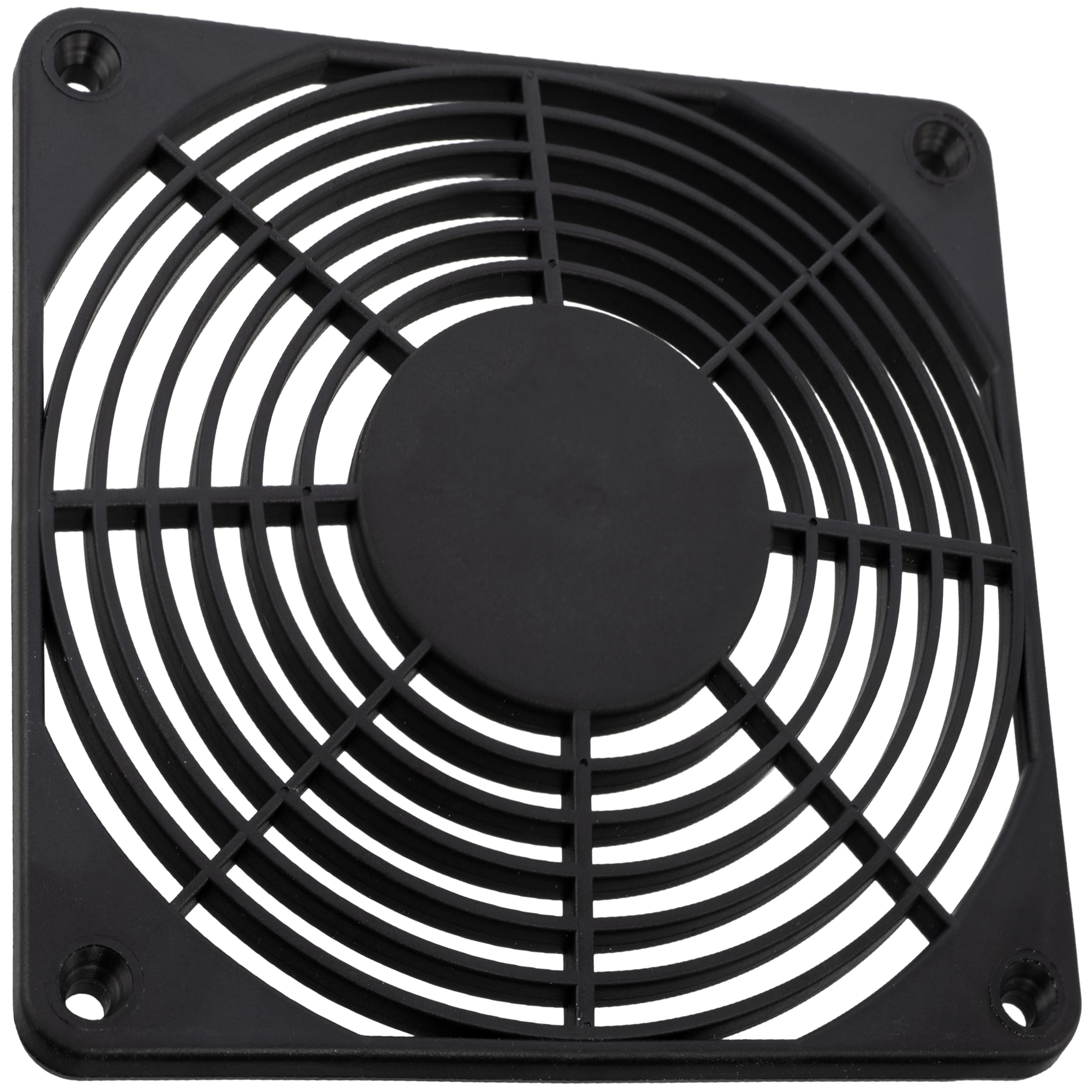 Aerzetix - C15129 - Griglia di Protezione 120x120mm per Ventola di Computer PC - Fissaggio a Vite - in plastica - Colore Nero