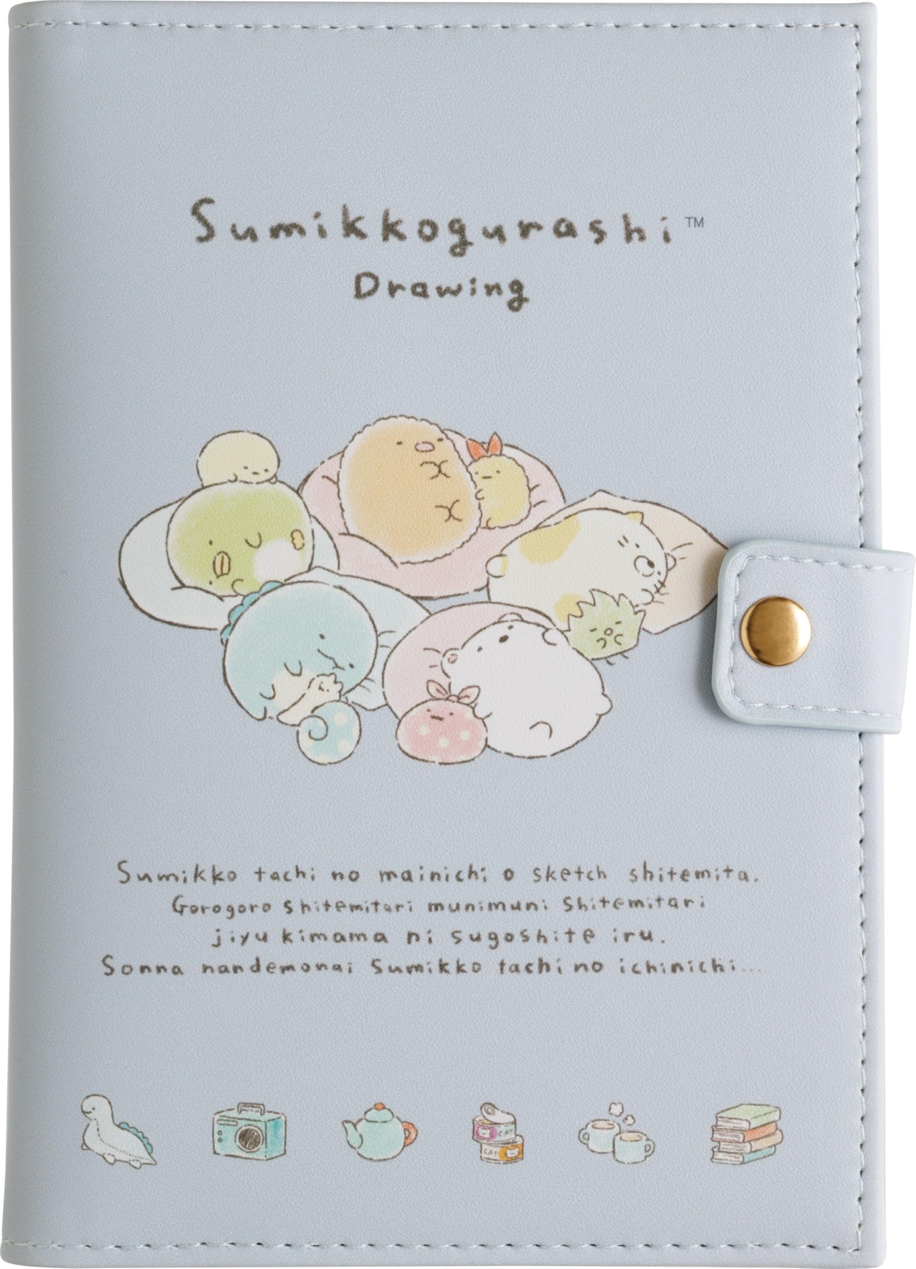 San-X CA75302 Sumikko Gurashi Medicine Notebook Case