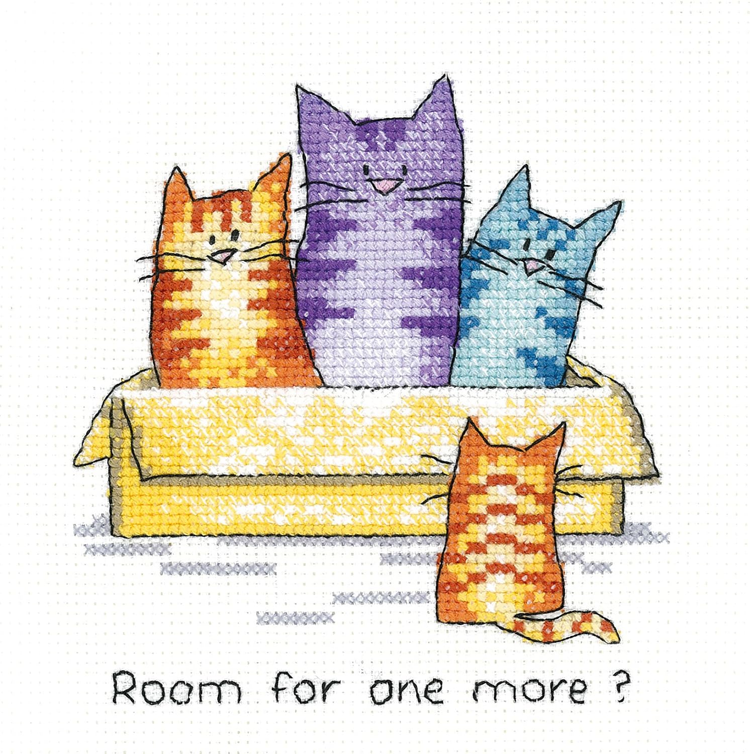 Heritage Counted Cross Stitch kit Aida One More, SHOM1433-A, 11x11,5cm, DIY