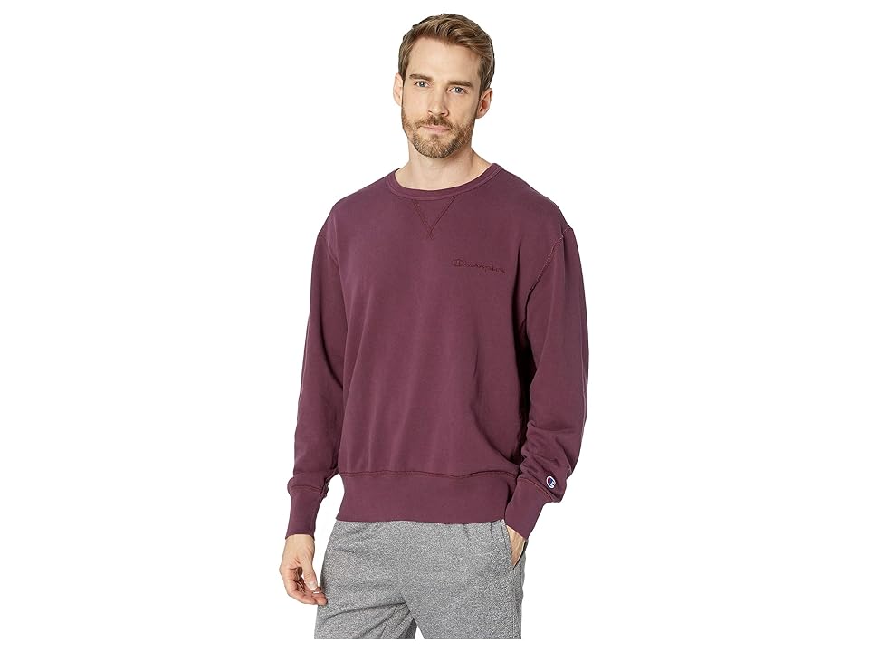 

Champion Vintage Dye Fleece Crew - 549295 (Raisin Purple) Men's Clothing