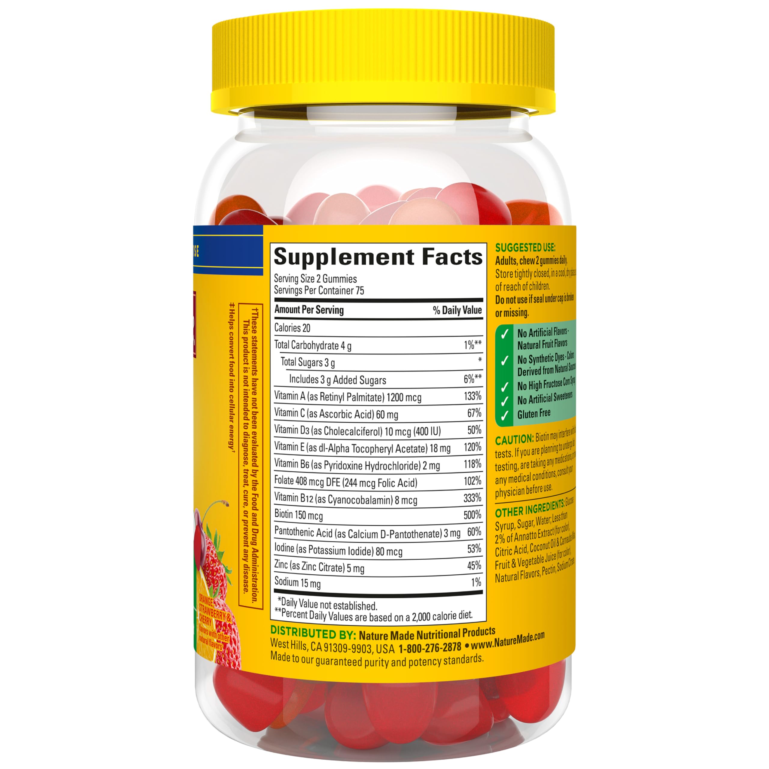 Nature Made Multivitamin Gummies, 150 Vitamin Gummies — Amazon image 10