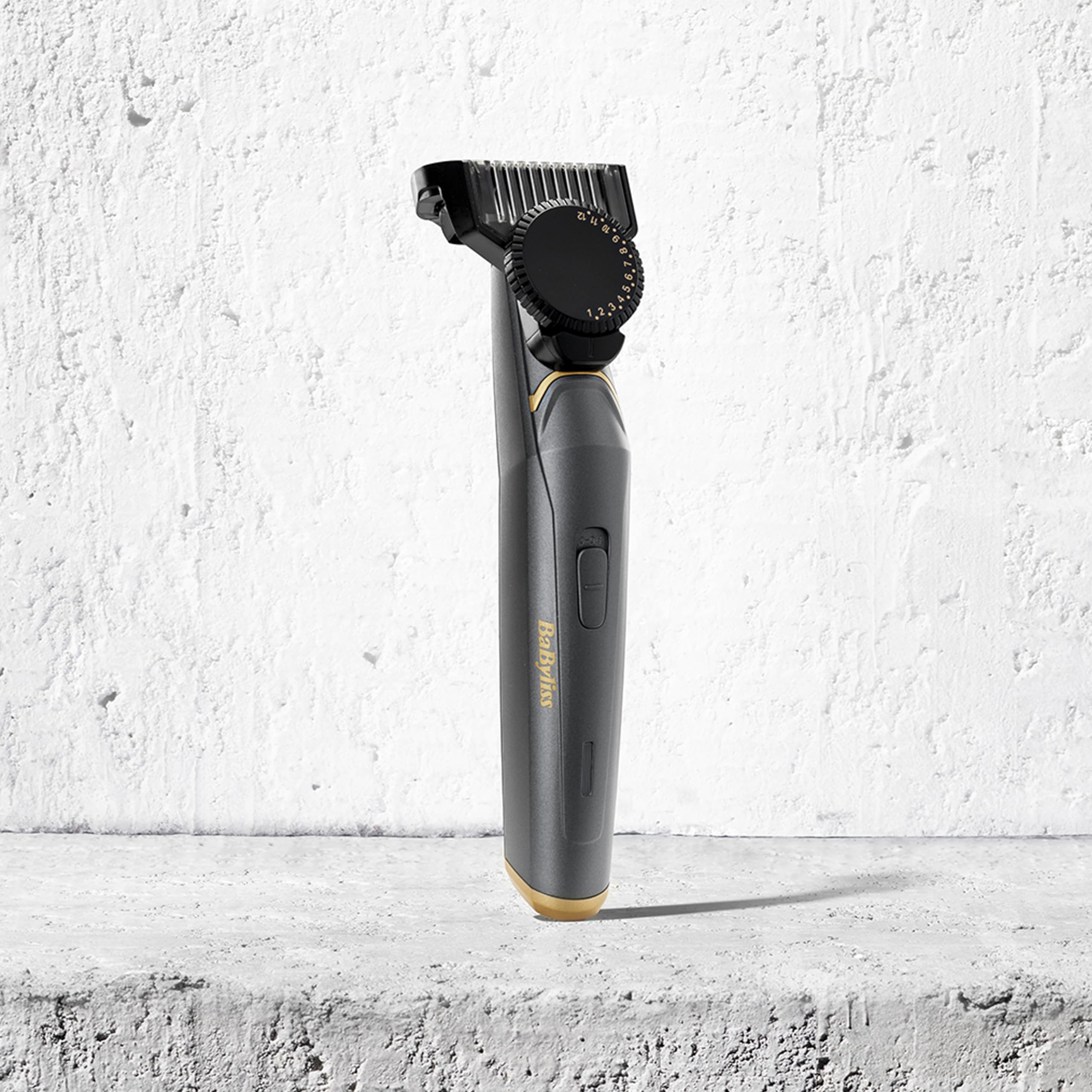 BaByliss Graphite Precision Beard Trimmer, Gray - Image 2