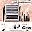 Focipeysa Volume Lash Clusters Kit D Curl Lashes Extensions Thick Volume Eyelash Clusters DIY Eyelash Extension with Lash Glue Lash Bond and Seal 10-16mm Fluffy Cluster Eyelash Extension DIY Lashes