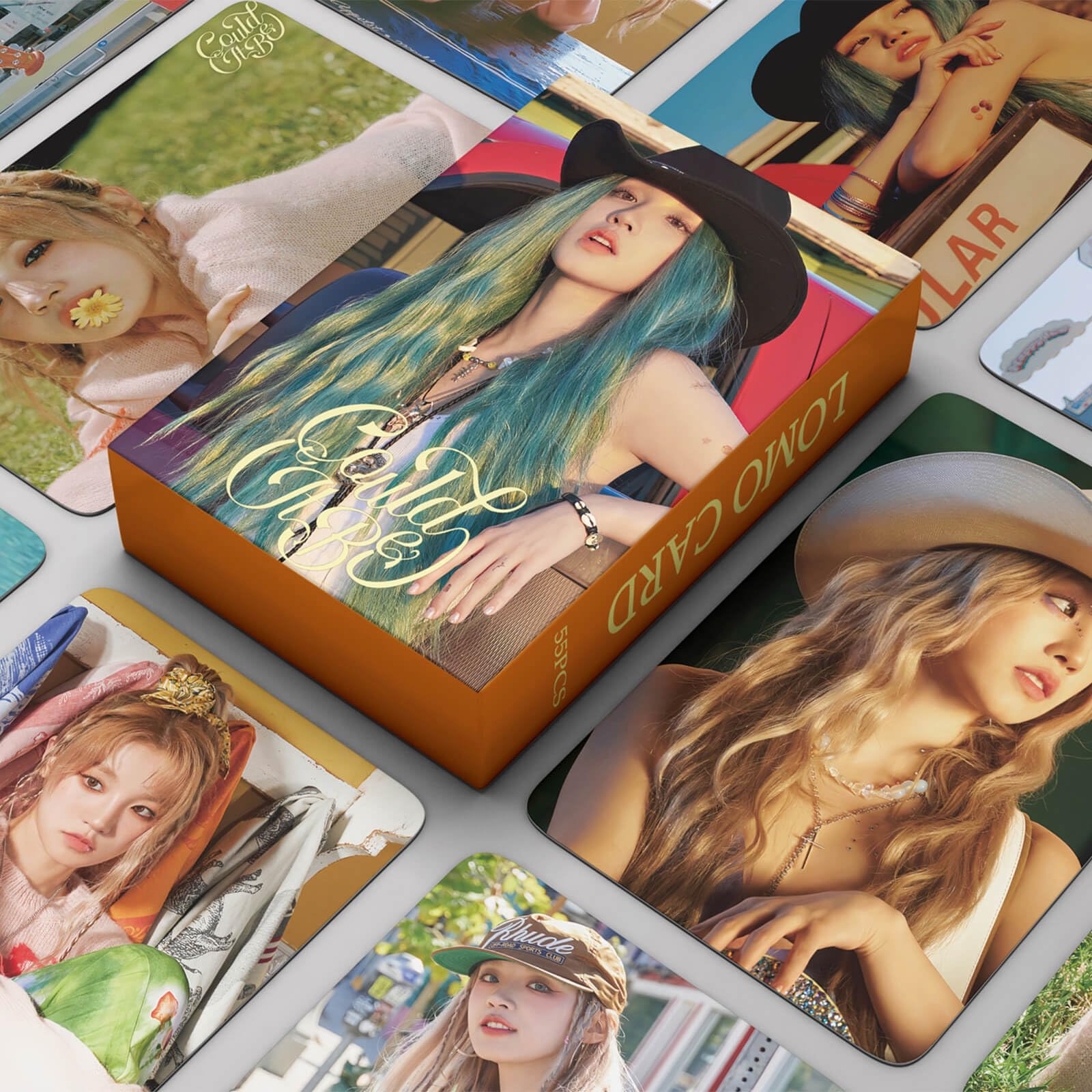 PYAJUU Kpop (G) I-DLE YUQI Photocards 55PCS YUQ1 Álbum Cartões de