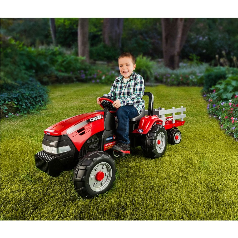 Amazon.com: Peg Perego Case IH Tractor and Trailer : Patio, Lawn & Garden
