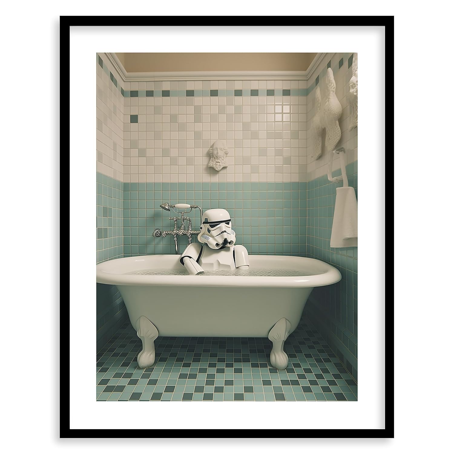 Star Wars Bathroom Décor Art Print Premium Giclee Fine