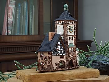 Amazon.com: Midene Ceramic Christmas Village Houses