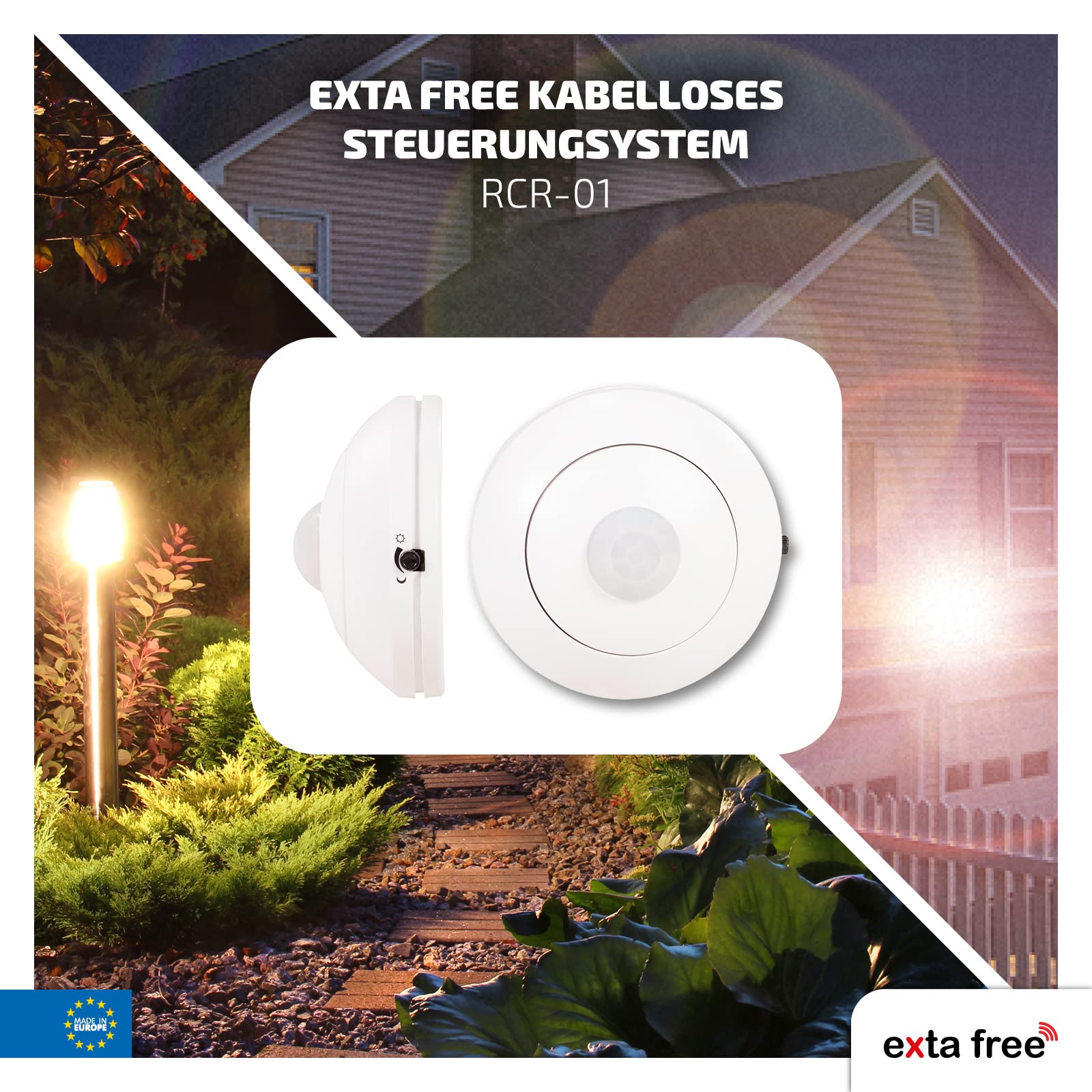 EXTA FREE RCR-01 Détecteur de Mouvement sans Fil