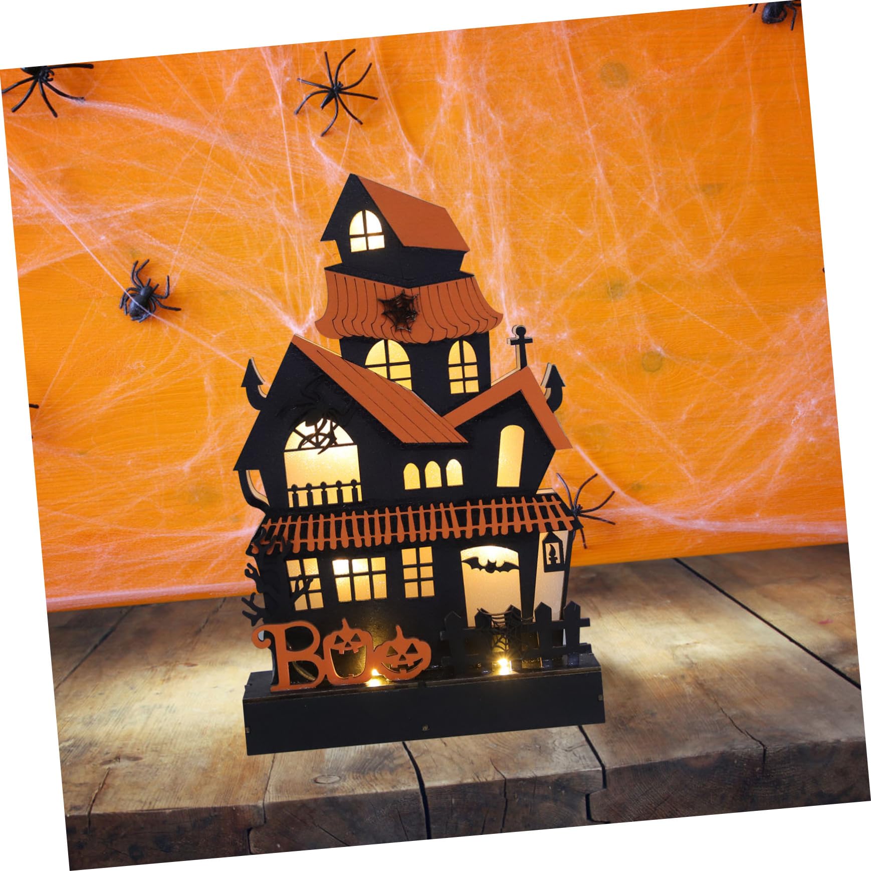 Amazon.co.jp: Halloween Haunted House Decor for Home Tabletop