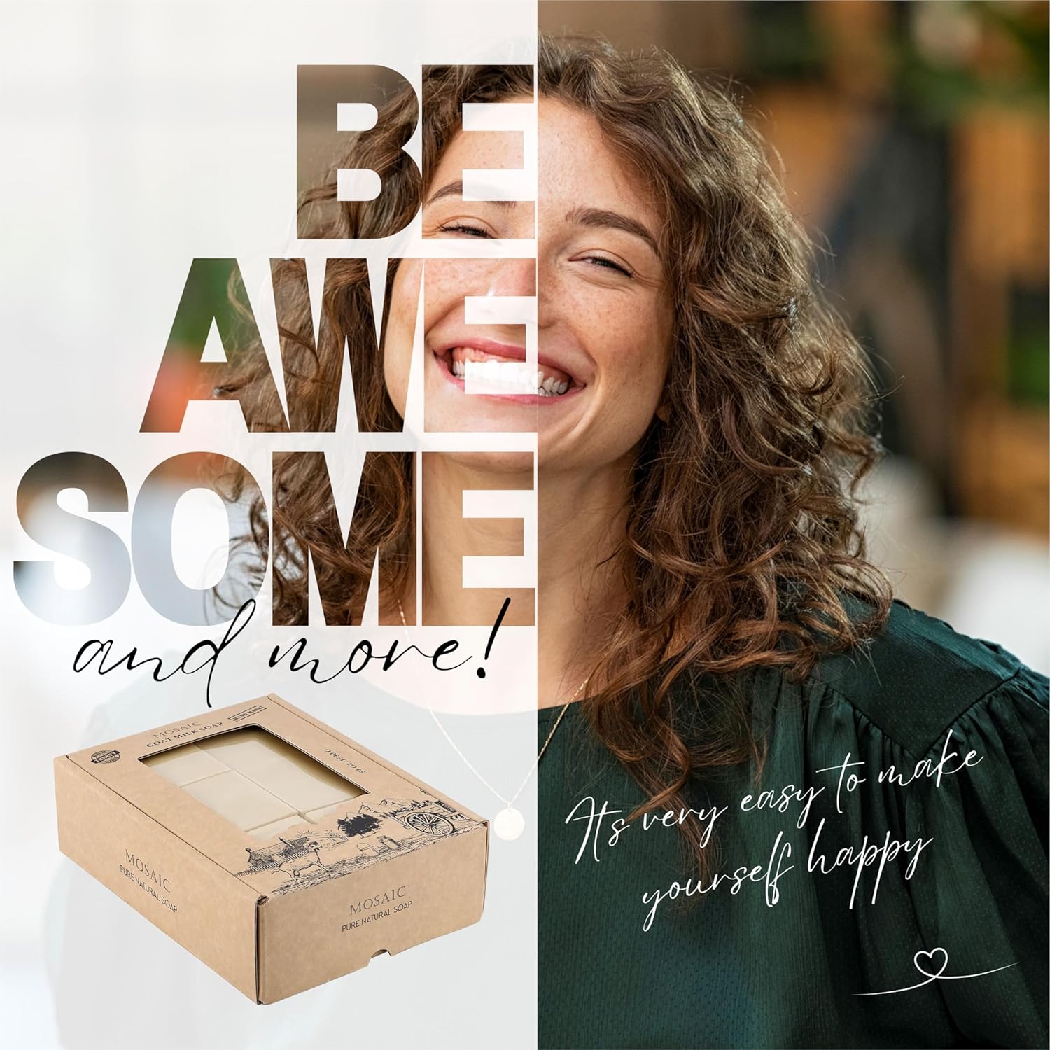 AnatoliaDaphne Natural Goat Milk Soap Bars | Handmade Moisturizing Bar Soap & Body Wash for Sensitive, Dry Skin | Gentle Hydrating Cleanser for Face & Body | 12 Pack (4.5 oz Each) - Image 8