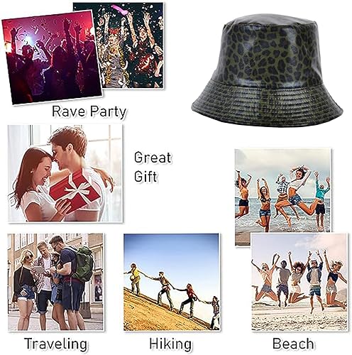 Miniatura 7 de Sombrero de pescador con estampado de animales, sombreros de sol reversibles, plegable, gorra de pesca para mujeres y hombres