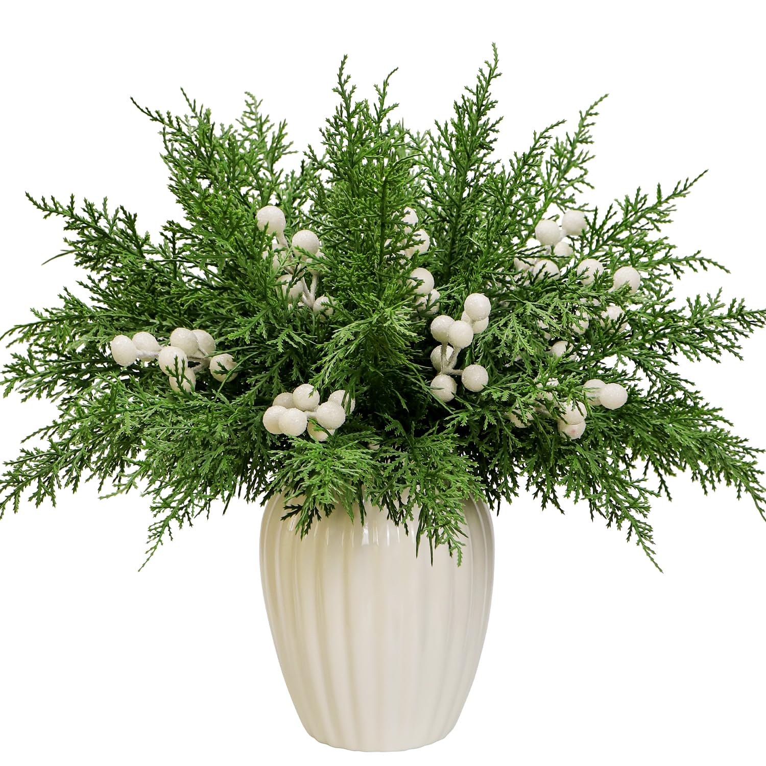 Couronne de Noël sans entretien grâce aux branches de pin artificielles 3D