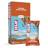 Energy Bars - Crunchy Peanut Butter - Made with Organic Oats - Plant Based Food - Vegetarian - Kosher (2.4 Ounce Protein Bars, 12 Count) Packaging May Vary