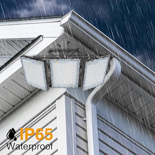 Miniatura 6 de STASUN Reflector LED para exteriores, 300 W 27000 lm iluminación de área al aire libre, reflector exterior impermeable IP66, luz de seguridad