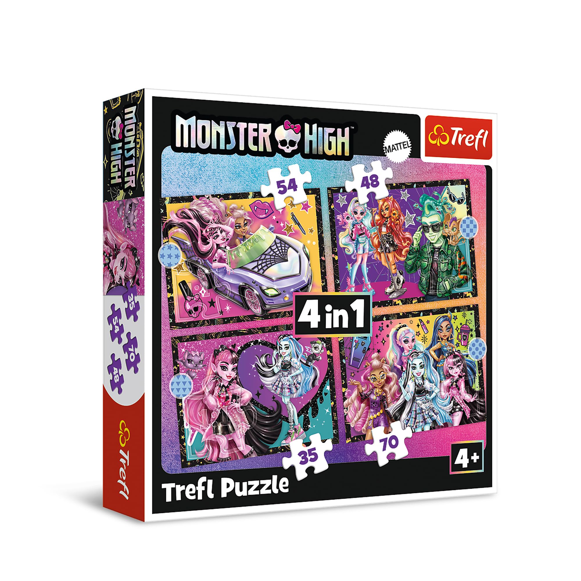 4 in 1 Puzzle - Monster High