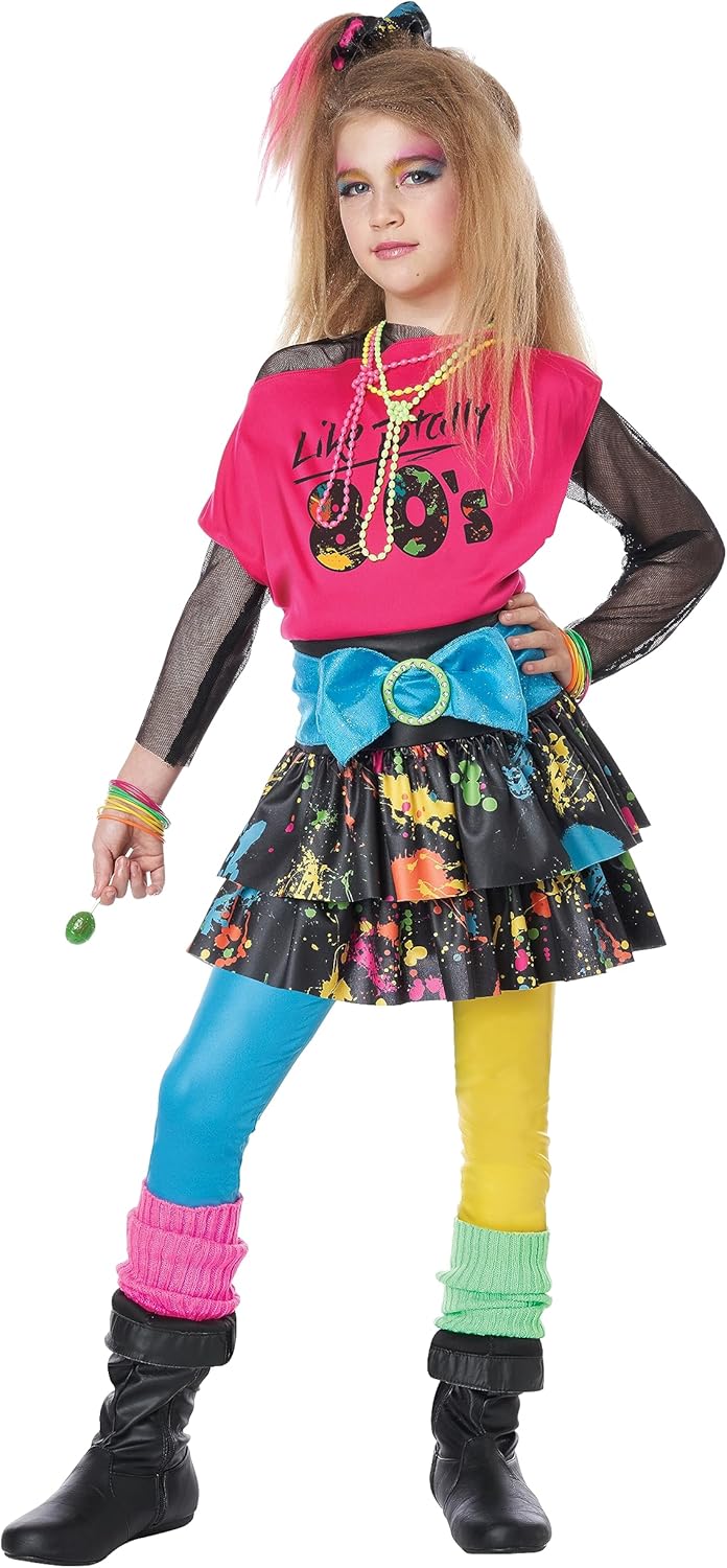 California Costumes, Like Totally 80's, Child, Multi, Small
