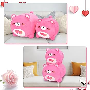 ピンクのふわふわぬいぐるみ Amazon.co.jp: ピンクベア ぬいぐるみ 16インチ クマの