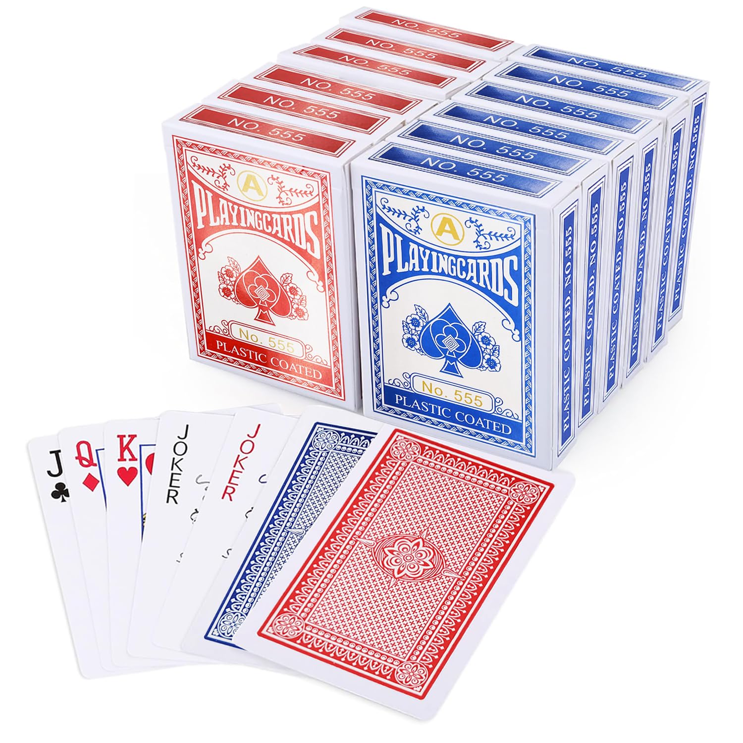 Amazon.com: The Dreidel Company Playing Cards, 6 Decks of Cards