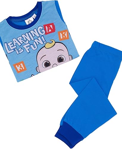 Miniatura 5 de CoComelon Pijamas para niños Camiseta musical de manga larga para niños con pantalones pijamas Regalo de ropa de descanso para él