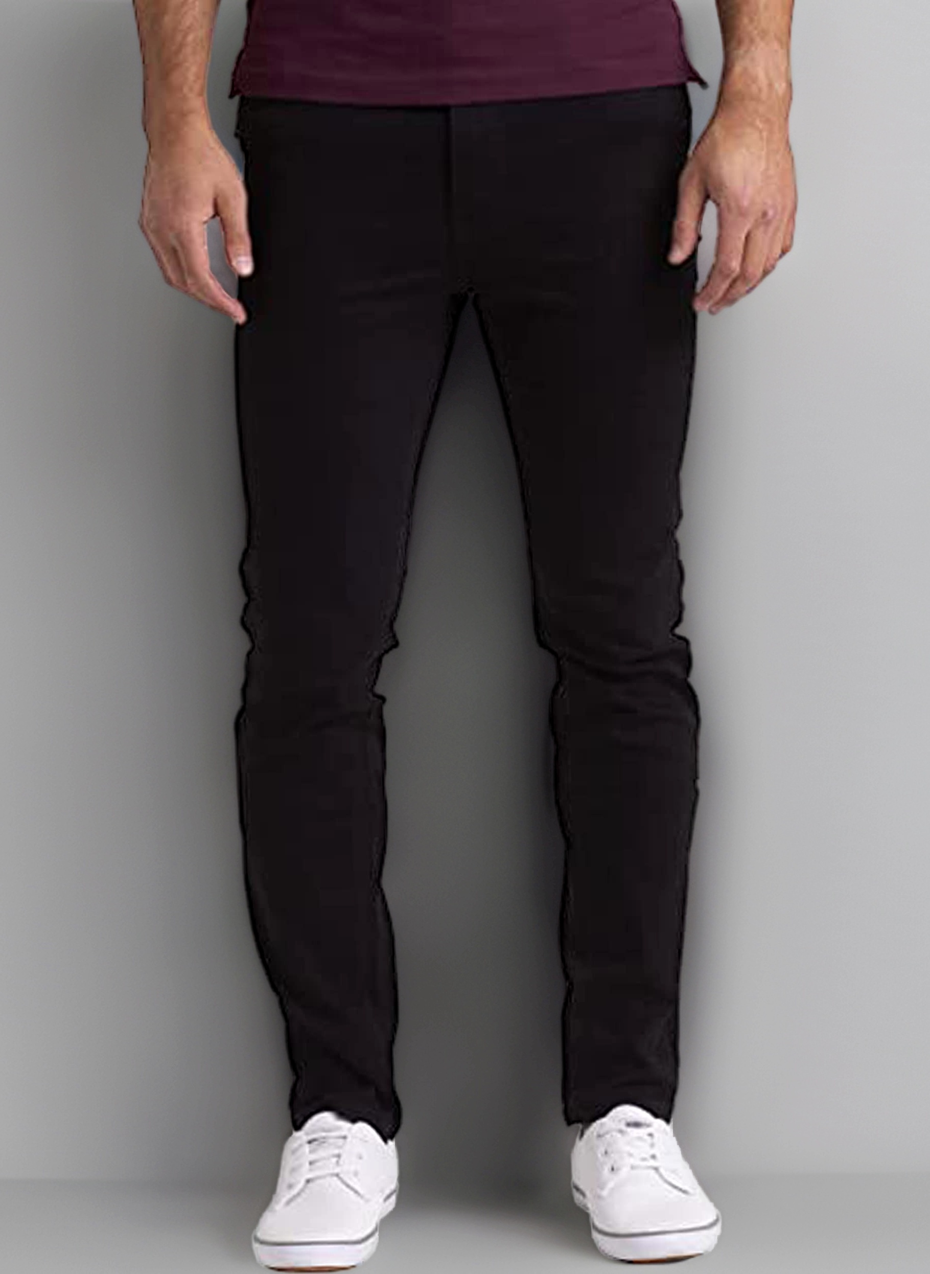 Mens Flex Jeans Stretch Skinny Relaxed Slim Fit Casual All Waists Denim Pant