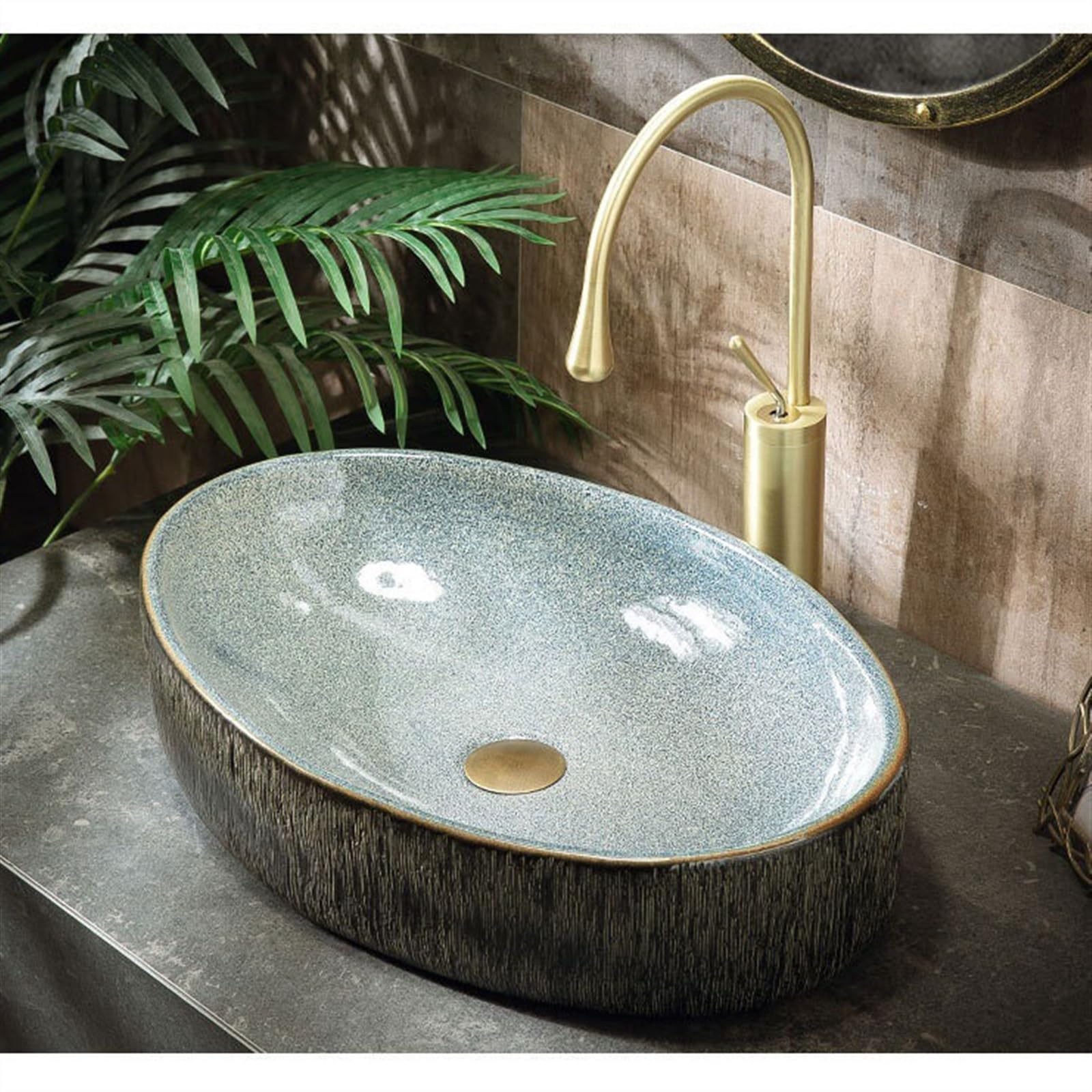 Lavabo da appoggio Piccoli lavandini da bagno semplici appoggio retrò
